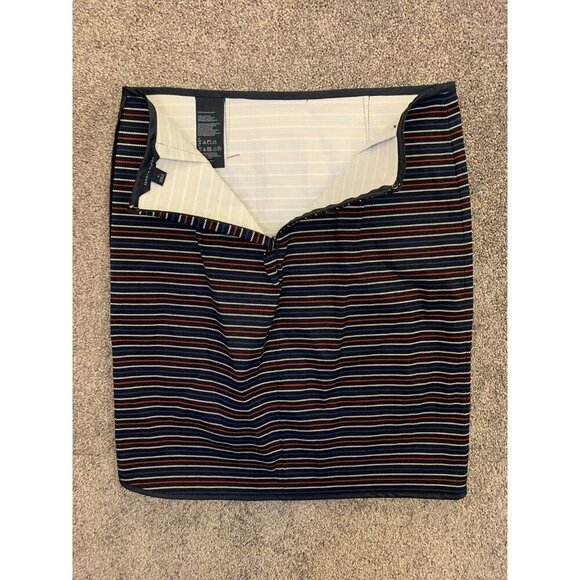 Tommy Hilfiger Womens Straight Striped Multicolor Skirt Back Zip Size 4 - Picture 6 of 9